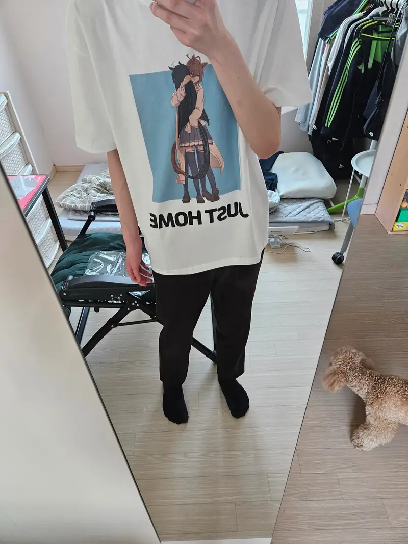 BECANVAS 18番手半袖Tシャツ 105(XL) 購入 제작 후기 キヤッホウ！マープルが私にプレゼントをくれました！- 마플 리얼 후기