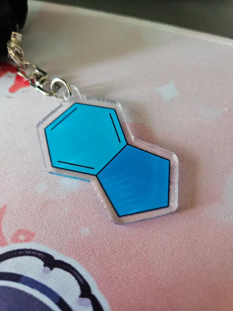 自由型キーホルダー (透明) 50 x 53 mm 購入 제작 후기 単純なだけただ期待を満たすのが良い。ちょうどいい- 마플 리얼 후기