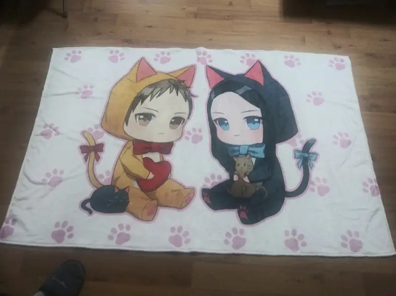 가로 양모 담요 (L)  150x100cm 구매 제작 후기 깔끔하게 프린팅 되어서 매우 만족스럽습니당! >< 담에도 주문할 거 같아요!- 마플 리얼 후기