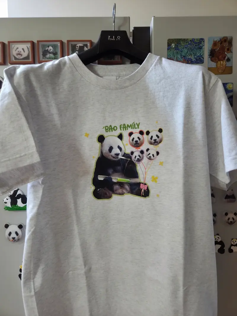 Printstar ヘビーウェイトTシャツ（ユニセックス） M 購入 제작 후기 フバオ。バオファミリーが大好きで、マープルでよく制作して着ています。いつも好きです^^- 마플 리얼 후기