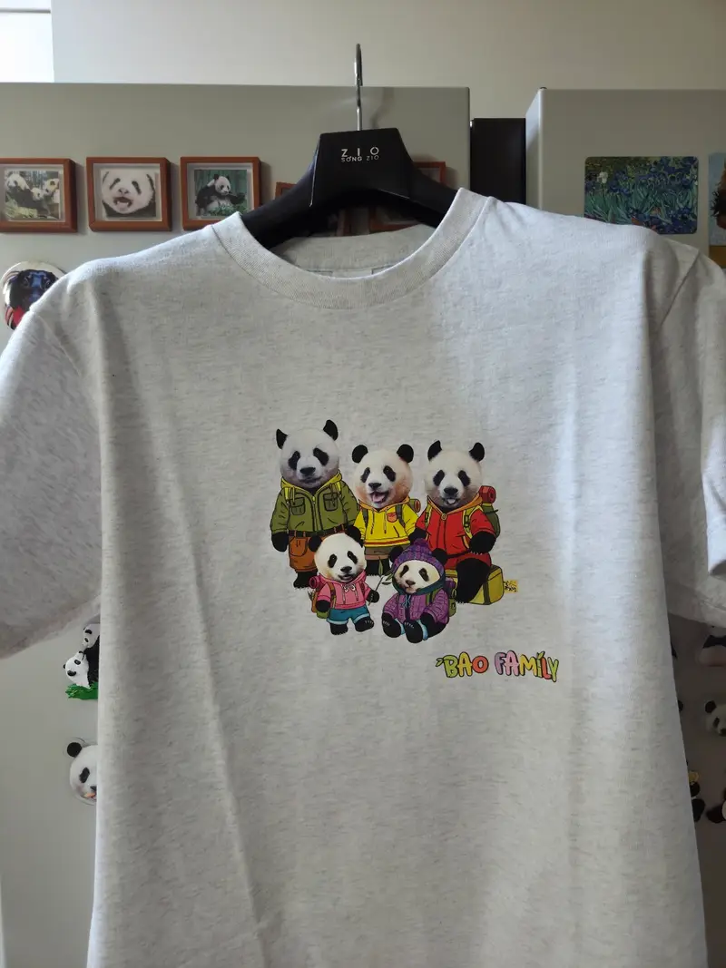 Printstar ヘビーウェイトTシャツ（ユニセックス） M 購入 제작 후기 フバオ。バオファミリーが大好きで、マープルでよく制作して着ています。いつも好きです^^- 마플 리얼 후기