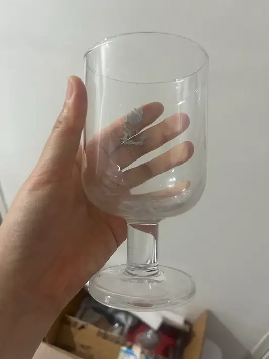 고블렛잔 345ml 구매 제작 후기 잘쓰고 있는 고블렛 잔이에요  - 마플 리얼 후기 