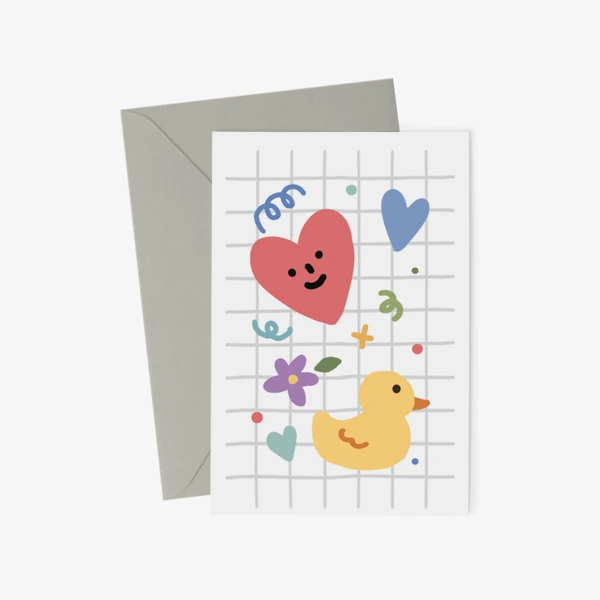 예시리 YESIRI Stationery, Cute things card