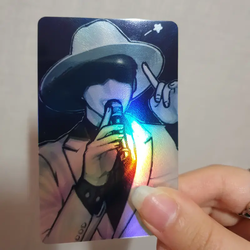 Vertical Hologram Photocard Purchased 2.1 x 3.4 inch 제작 후기 Thank you so much for kindly calling me to let me know about the problem and fixing it so I could print a wonderful photo card~ Thank you!! It's so shiny~ - 마플 리얼 후기 