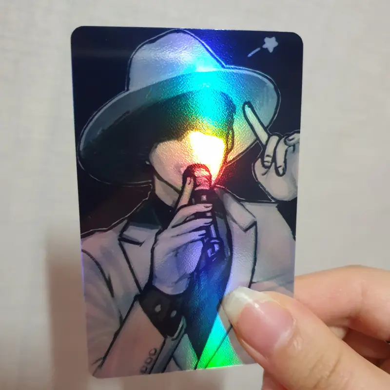 Vertical Hologram Photocard Purchased 2.1 x 3.4 inch 제작 후기 Thank you so much for kindly calling me to let me know about the problem and fixing it so I could print a wonderful photo card~ Thank you!! It's so shiny~ - 마플 리얼 후기 