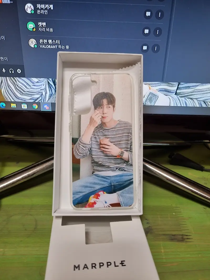 갤럭시 S21 젤리케이스 (투명) 갤럭시 S21 구매 제작 후기 너무 행복하네요!- 마플 리얼 후기
