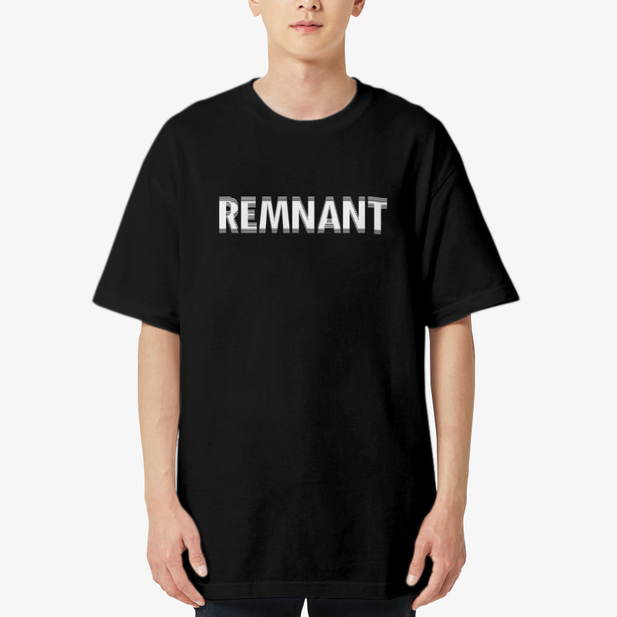 Remnant 01 Short sleeved T shirt Black, MARPPLESHOP GOODS