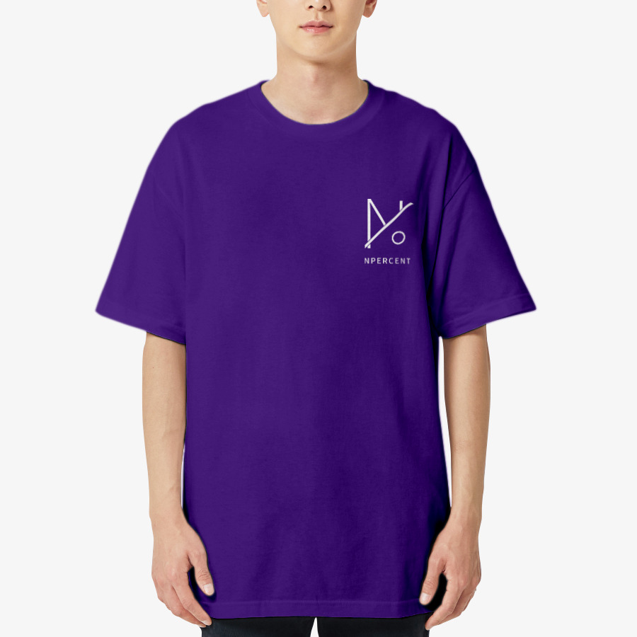 Npercent logo tshirt purple, MARPPLESHOP GOODS