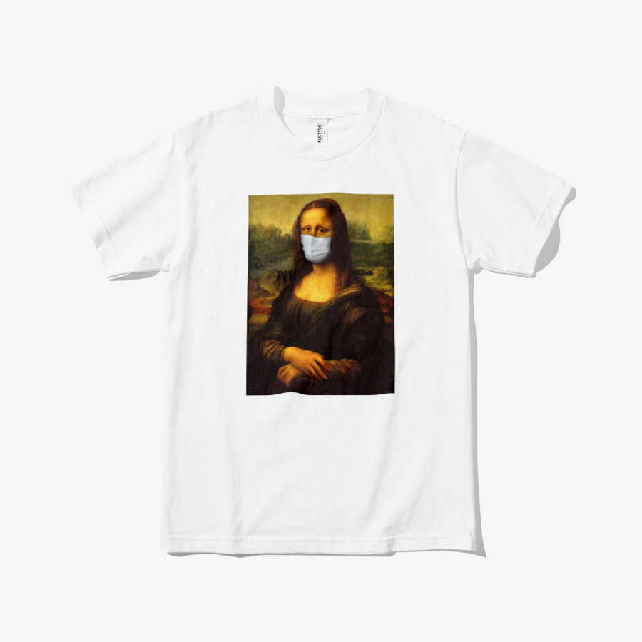 Mona Lisa mask T shirt, MARPPLESHOP GOODS