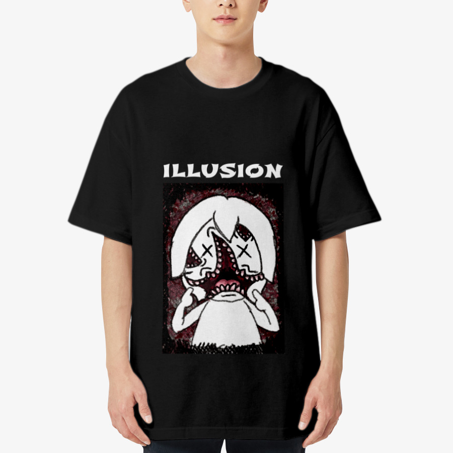 illusion tshirts_because of lips 16, MARPPLESHOP GOODS