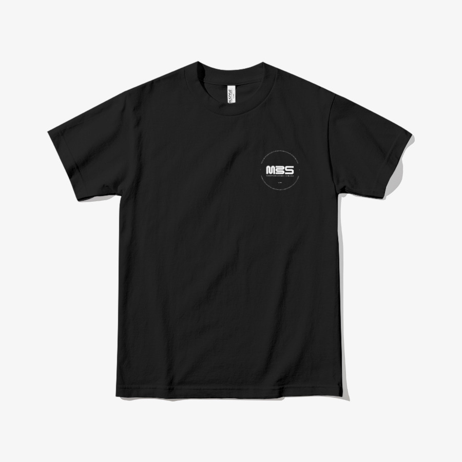 Circle Logo Tshirt­（Black）, MARPPLESHOP GOODS