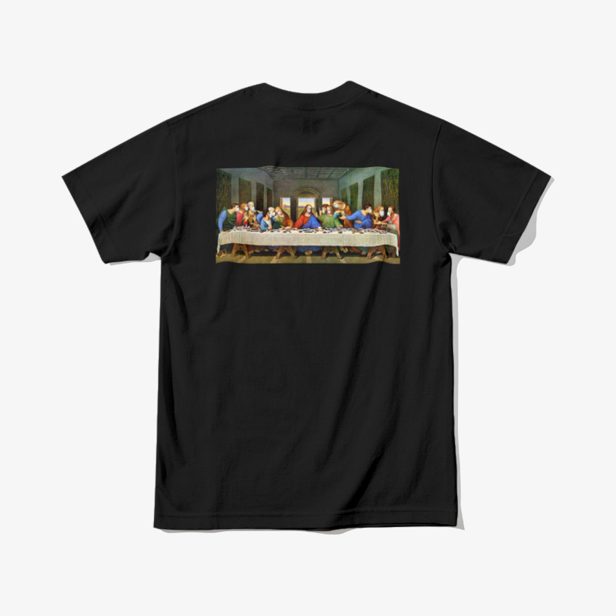 the Last Supper mask T shirt overfit, MARPPLESHOP GOODS