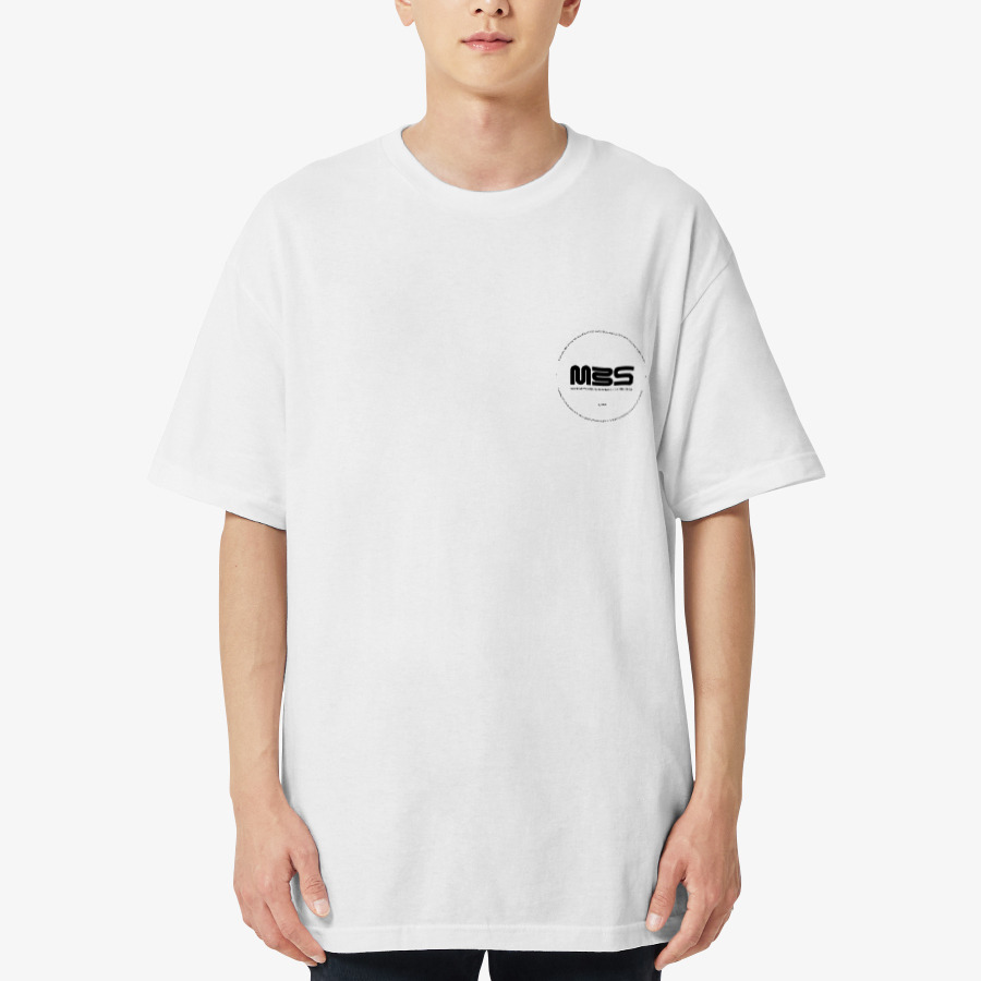 Circle Logo Tshirt­（White）, MARPPLESHOP GOODS