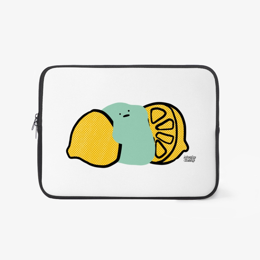 Lemon Mushy Cushy Laptop pouch, MARPPLESHOP GOODS