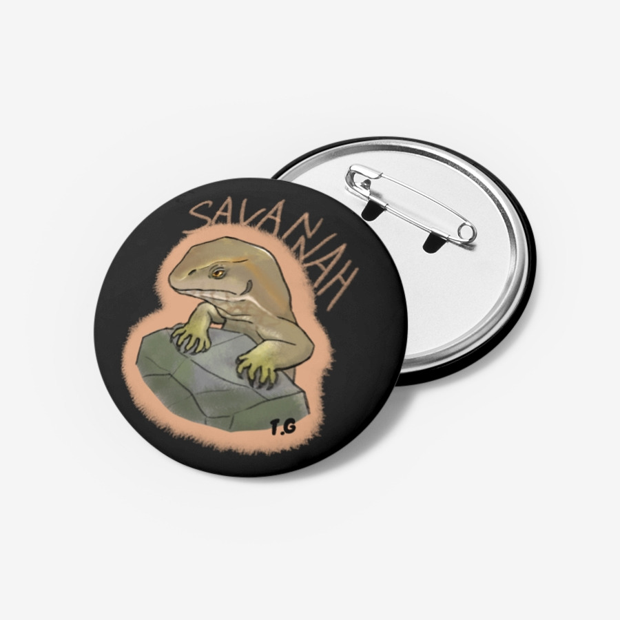 SAVANNAH  Button badge, MARPPLESHOP GOODS