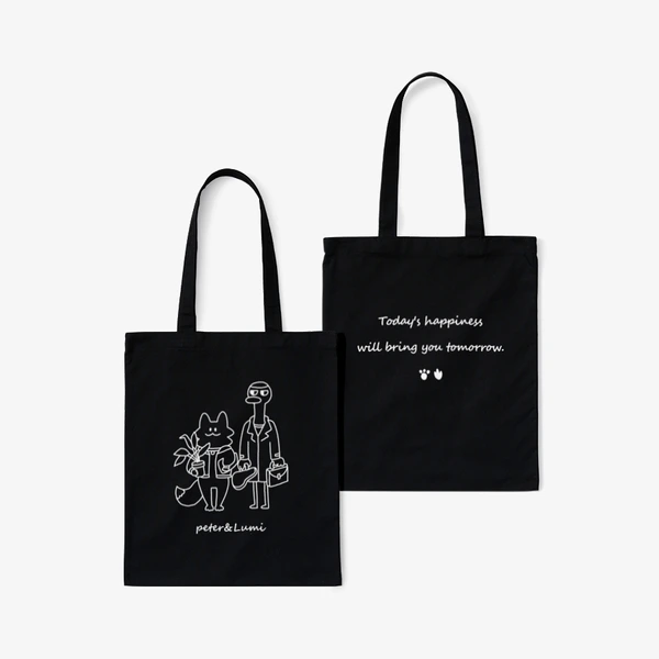 당신의소울메이트 Accessories, Linen Eco Bag (Black)