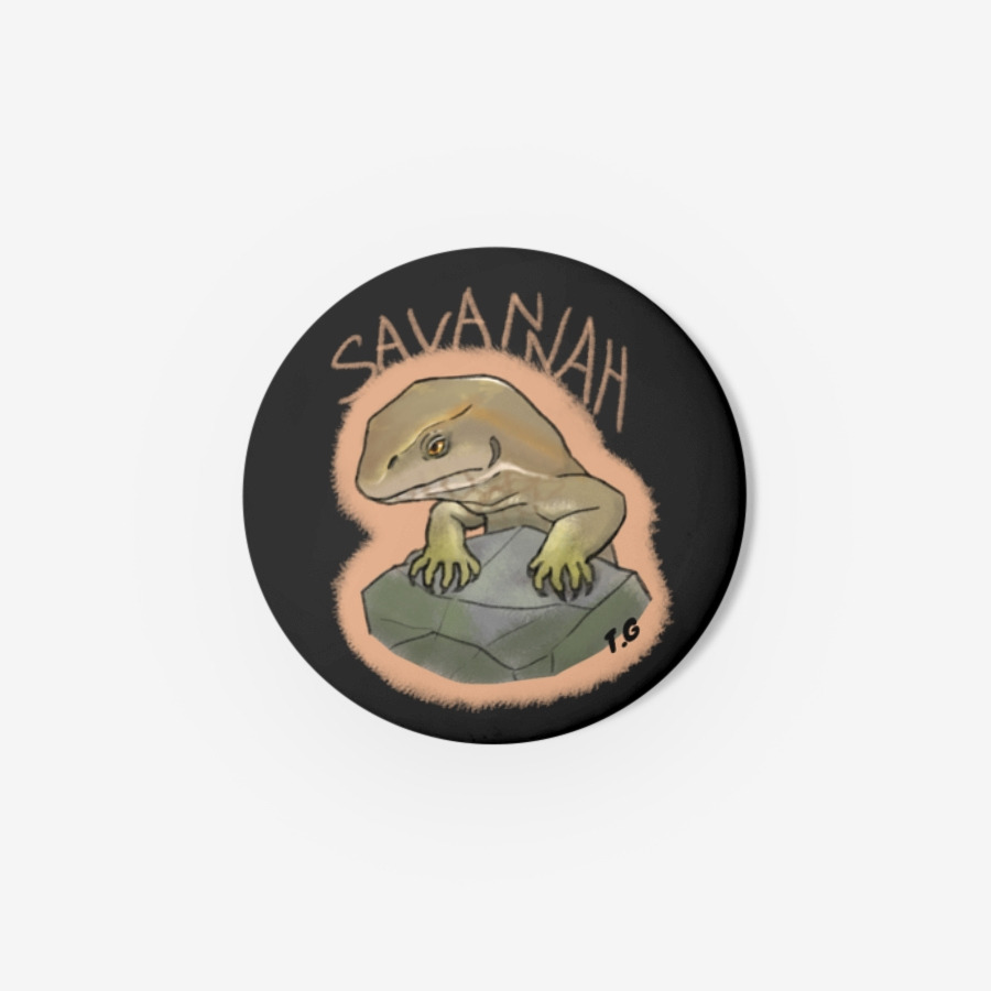 SAVANNAH  Button badge, MARPPLESHOP GOODS