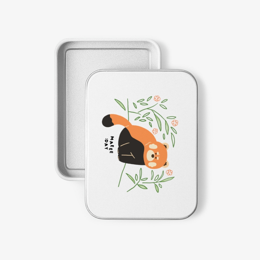 Red panda tin case, MARPPLESHOP GOODS