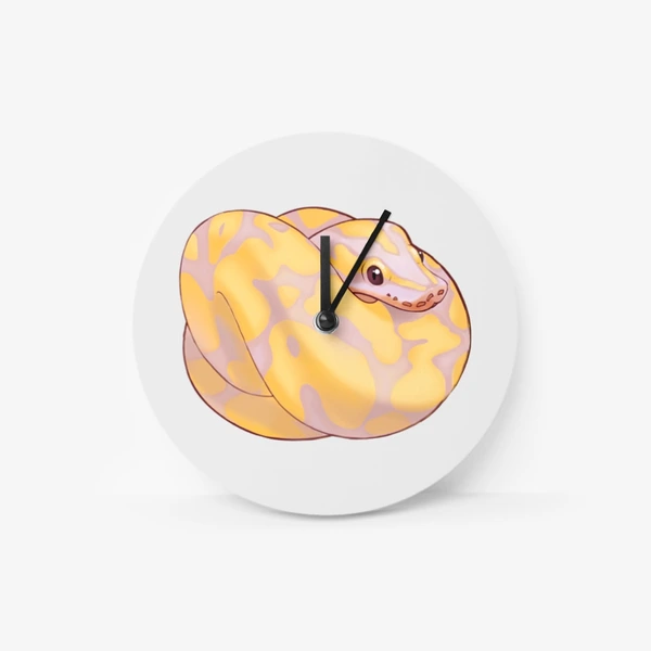 예술에 빠진 동물원 판타지아 Living, Chromalux Clock (Round) (S)