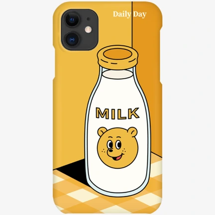 Daily Day Phone ACC, Milk iphone Case