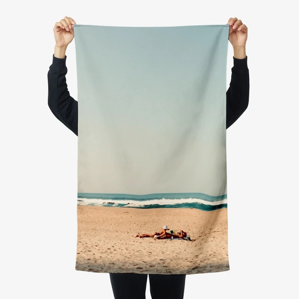 ovally Fabric, On the beach