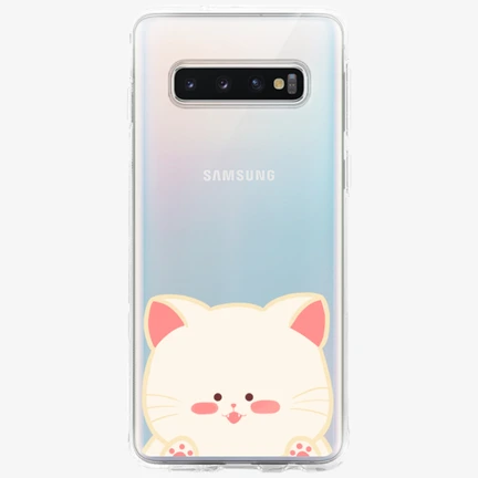 방구석 여포 춘남매 Phone ACC, Galaxy S10 Clear Soft TPU Case