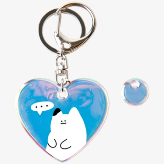 STUDIO ORBITS Goods, Jelly Heart Keychain