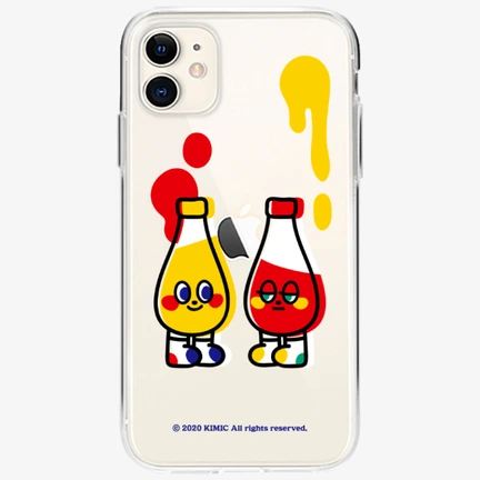 KIMIC Phone ACC, FOODIEMON Todd and Chuck iphone jellycase ver1