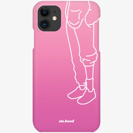 sis.hood Phone ACC, Sis Gradient Pink Phone Case