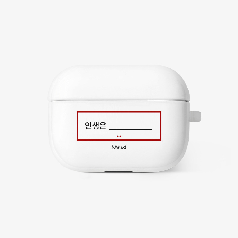 Life is a AirPods Pro Case, MARPPLESHOP GOODS