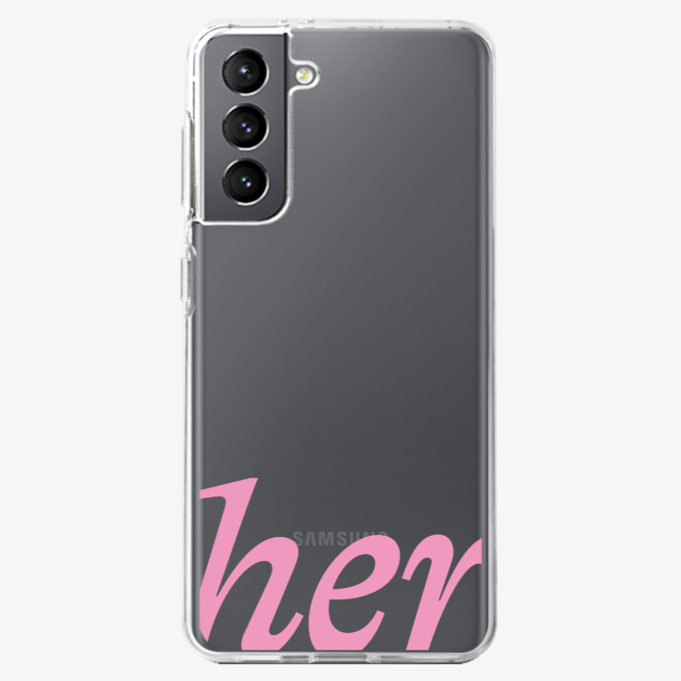 ADOY ‘her’ text Galaxy Jelly Case, 마플샵 굿즈