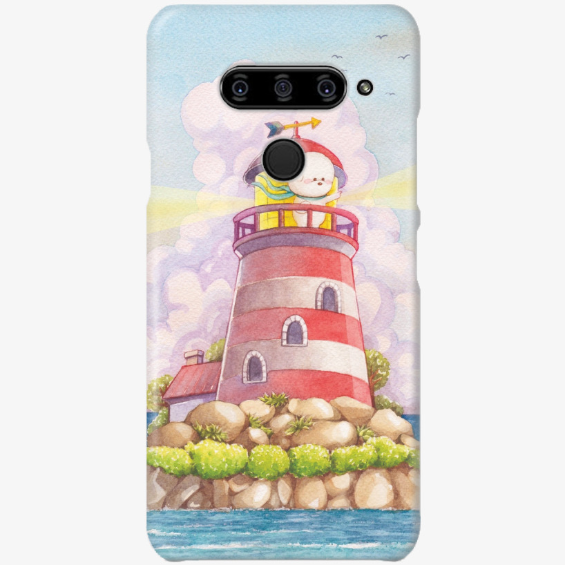 Red Lighthouse LG Phone Case, MARPPLESHOP GOODS