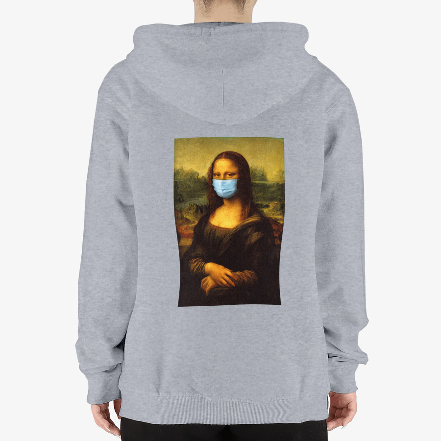 Mona Lisa mask hood zip up, MARPPLESHOP GOODS
