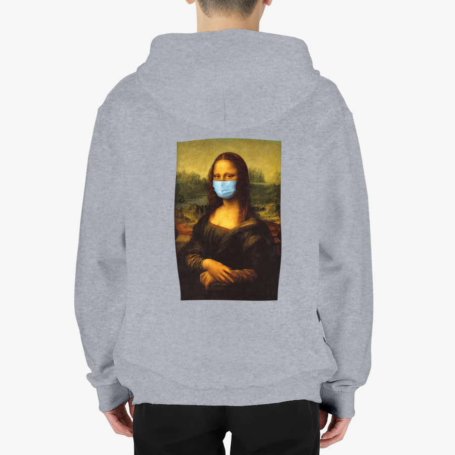 Mona Lisa mask hood zip up, MARPPLESHOP GOODS
