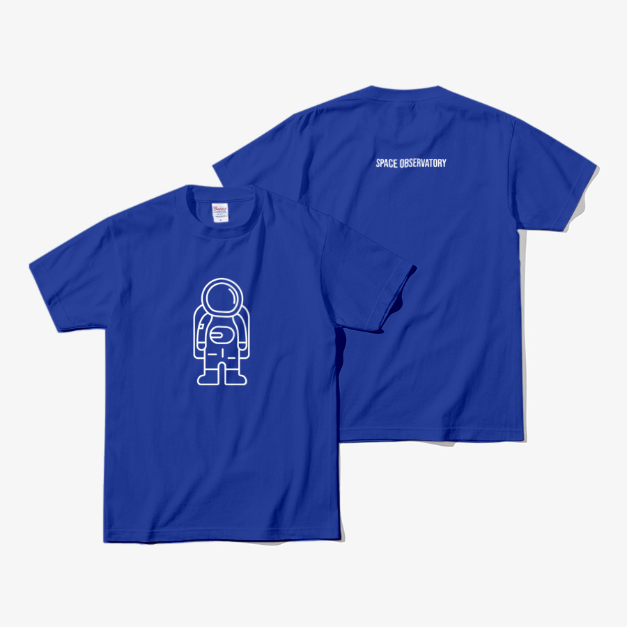 Astronaut T Shirts_Blue, MARPPLESHOP GOODS
