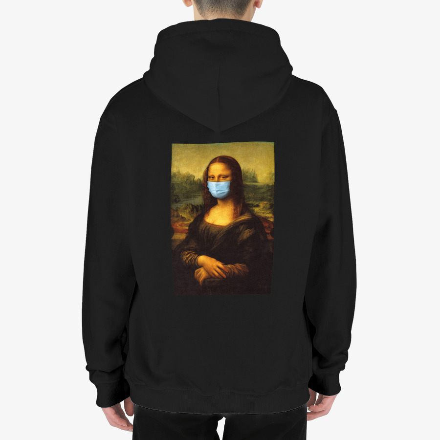 Mona Lisa mask HOODIE T, MARPPLESHOP GOODS