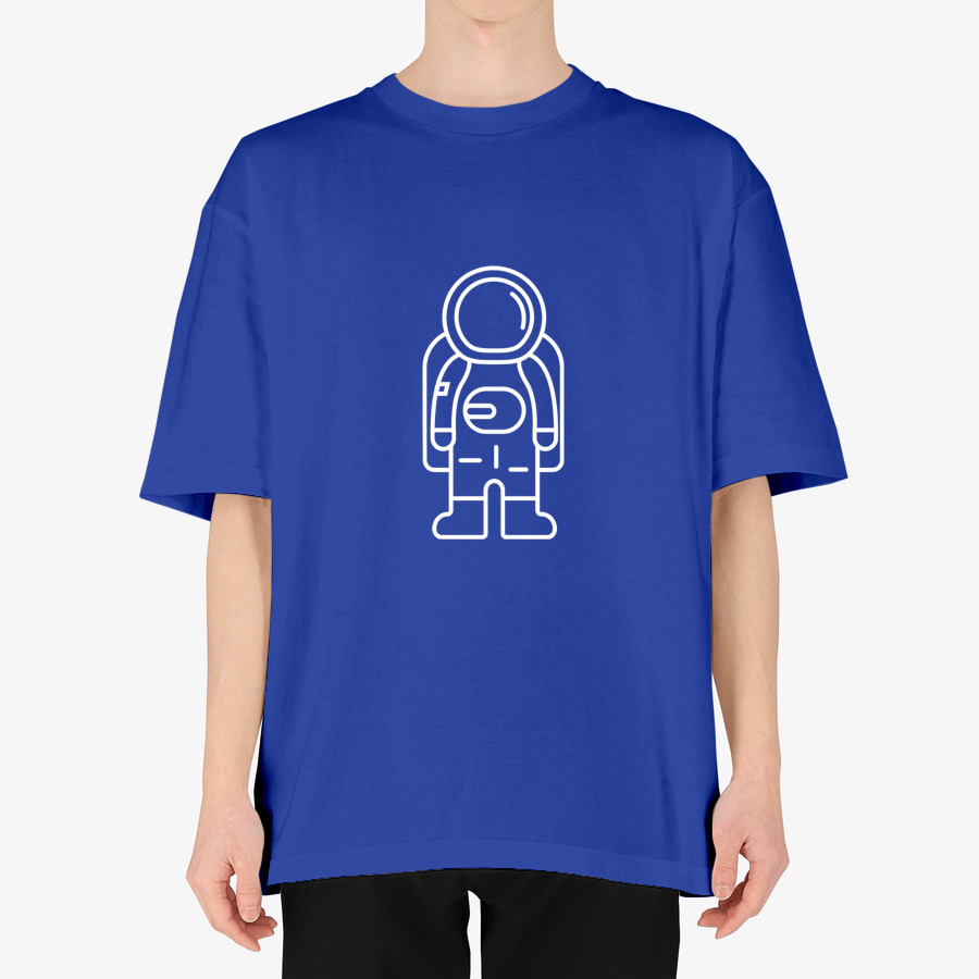 Astronaut T Shirts_Blue, MARPPLESHOP GOODS