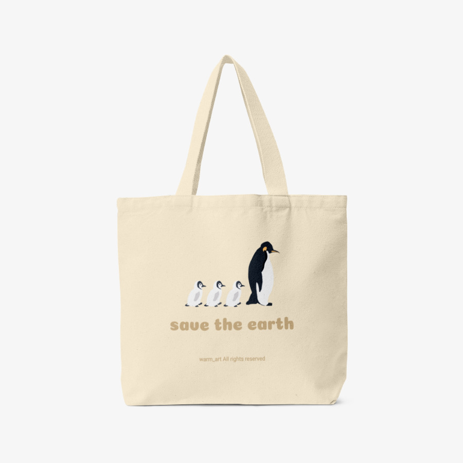 Penguin Eco Bag, MARPPLESHOP GOODS