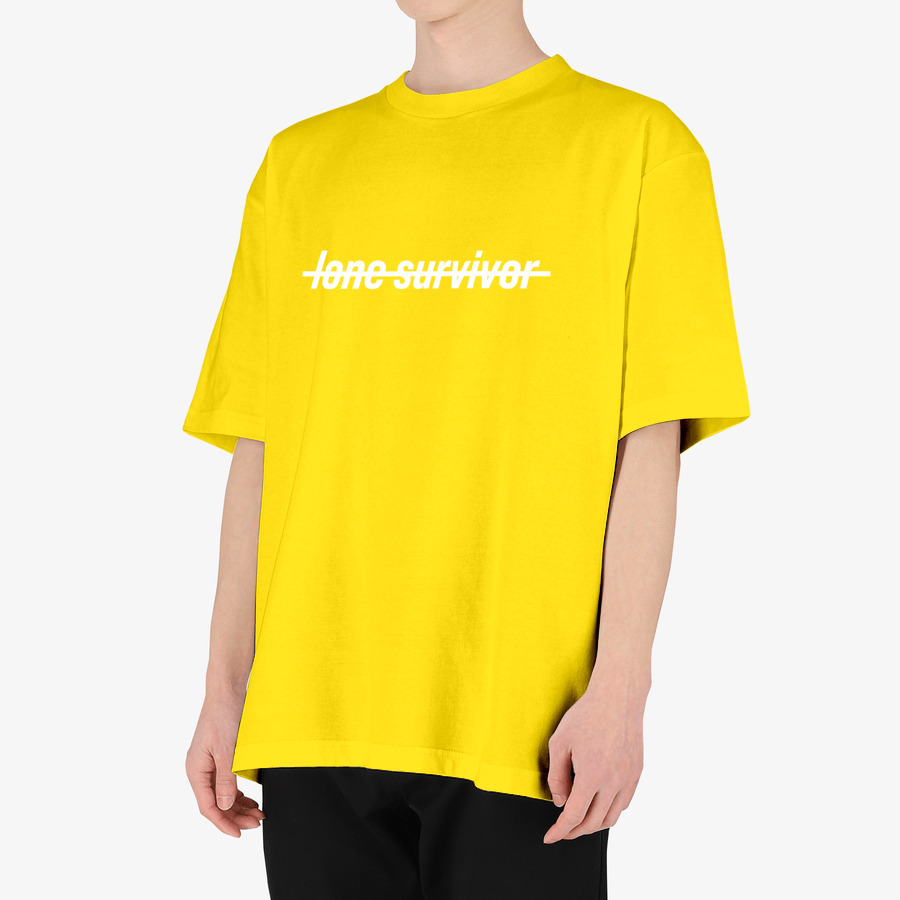 lone survivor T Shirts_Yellow, MARPPLESHOP GOODS