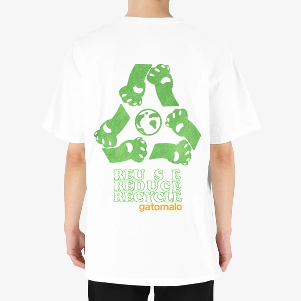 gatomalo アパレル, protect the earth Tshirt