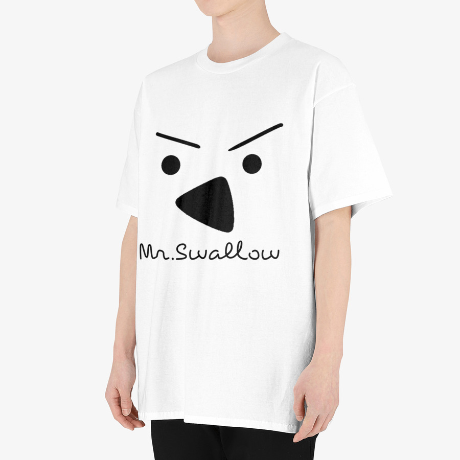MrSwallow simple white T Shirt , MARPPLESHOP GOODS