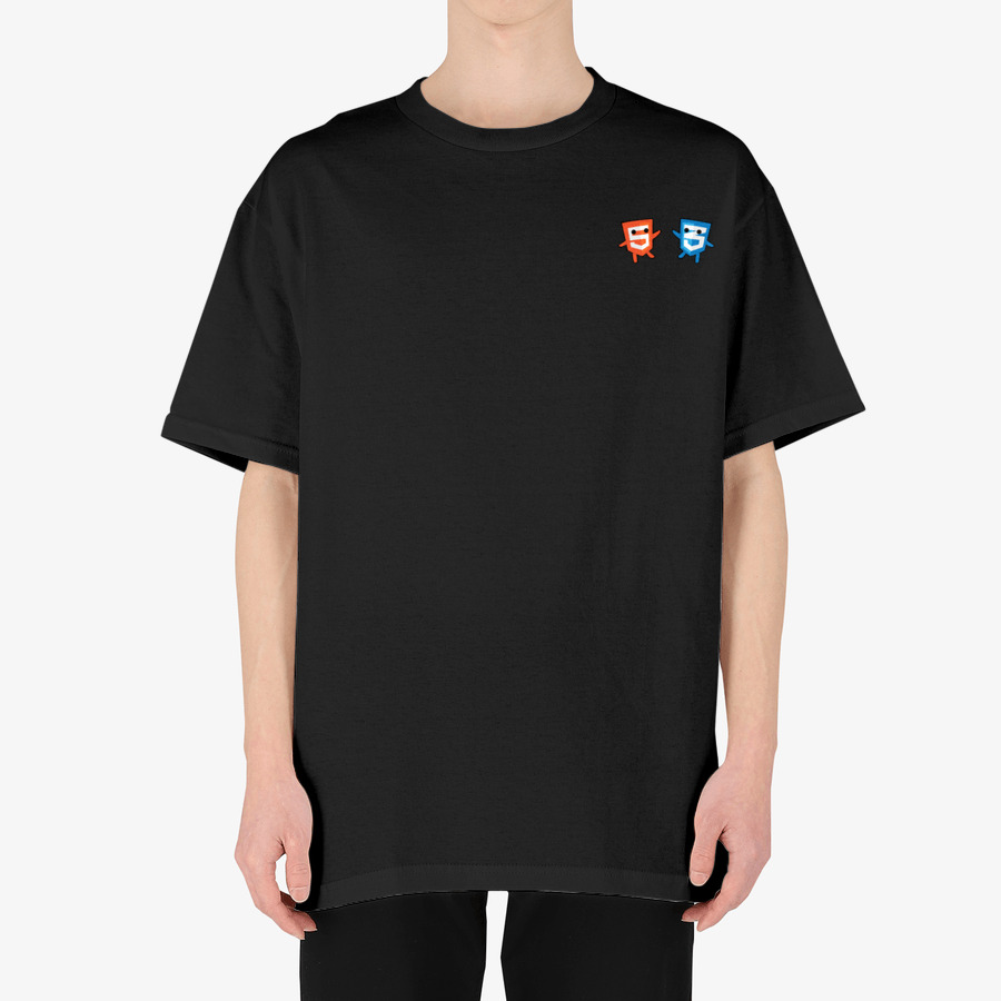  HTML CSS ロゴ Tシャツ, MARPPLESHOP GOODS