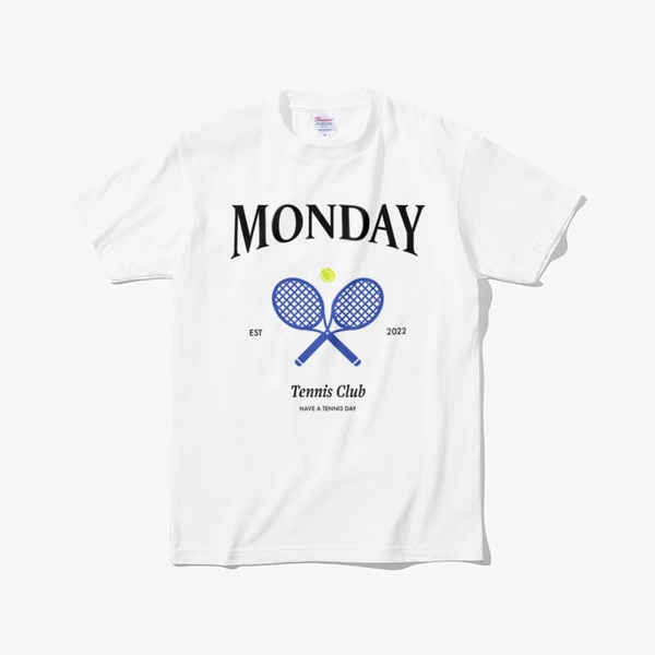 뚜뚜문방구 アパレル, MONDAY Tennis Club v1
