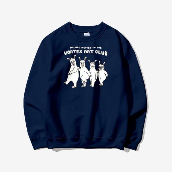볼텍스아트클럽 (Vortex  Art Club) Apparel, Gildan Heavy Blend 88000 Adult Crewneck Sweatshirt (Fleece)
