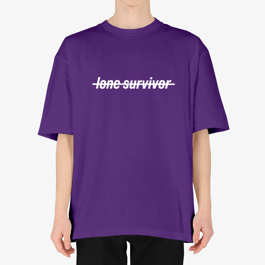 lone survivor T Shirts_Purple, MARPPLESHOP GOODS