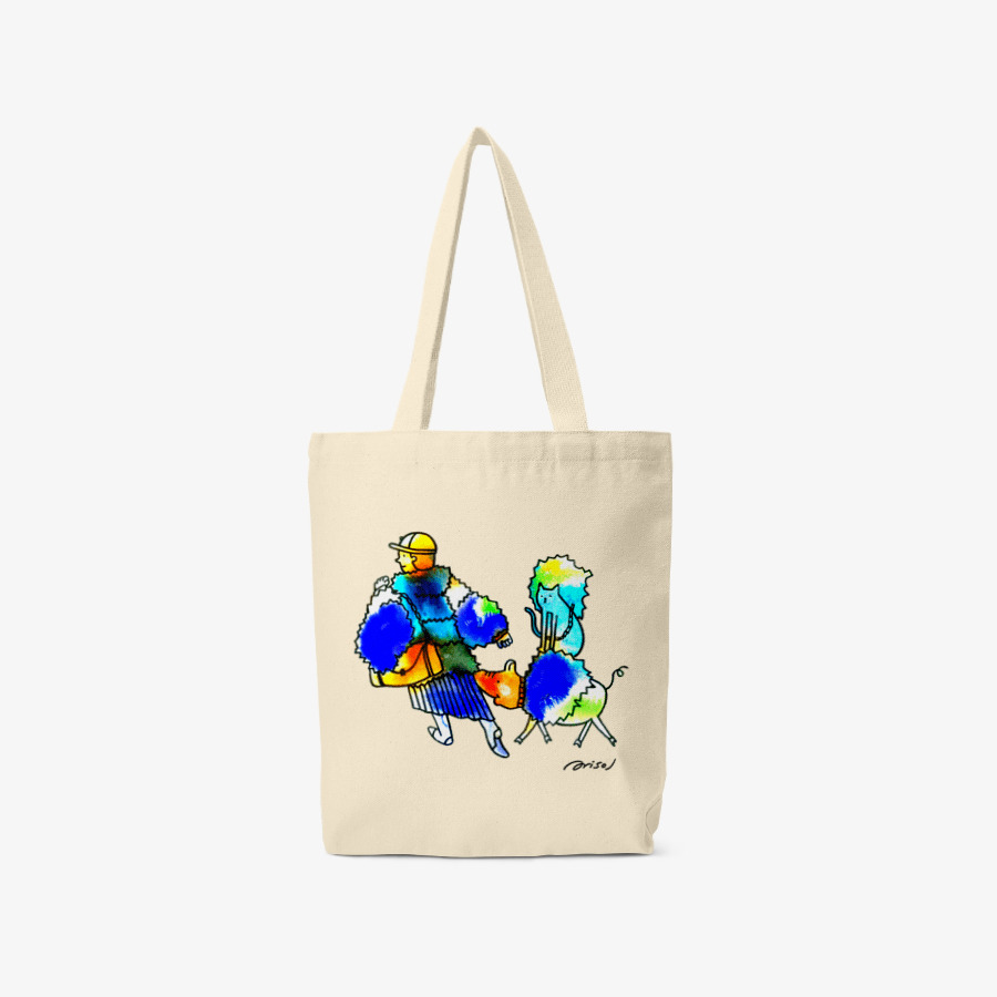 Walk with My Pets tote bag, MARPPLESHOP GOODS
