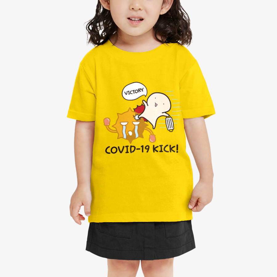 COVID19 KICK KIDS Tshirt, MARPPLESHOP GOODS