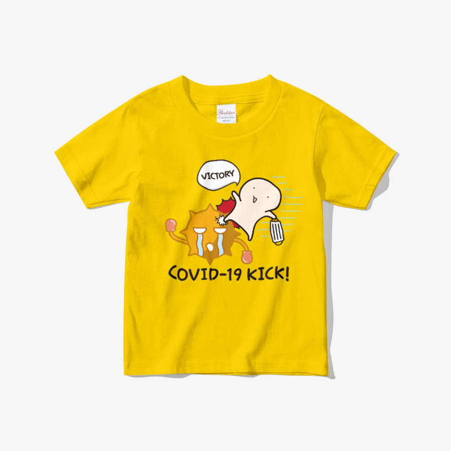 COVID19 KICK KIDS Tshirt, MARPPLESHOP GOODS