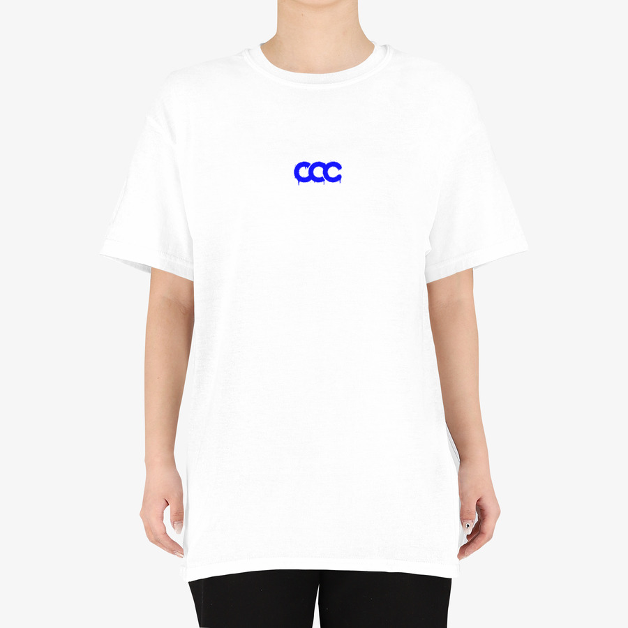 CCC Small Logo T shirt_White, MARPPLESHOP GOODS