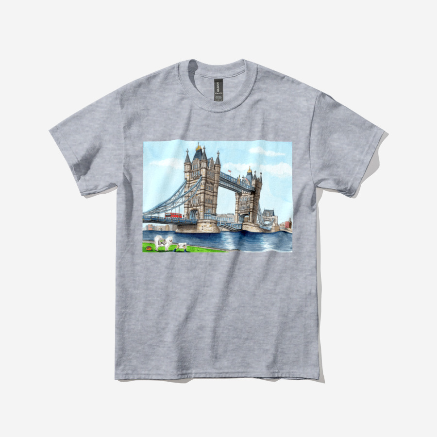 런던 타워 브릿지 티셔츠, 마플샵 굿즈